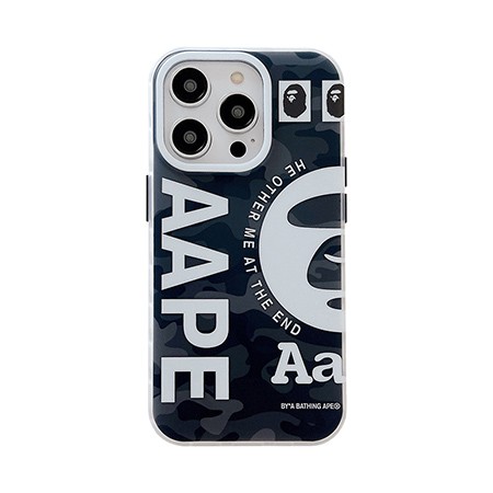 アイフォン 14plus aape スマホケース 