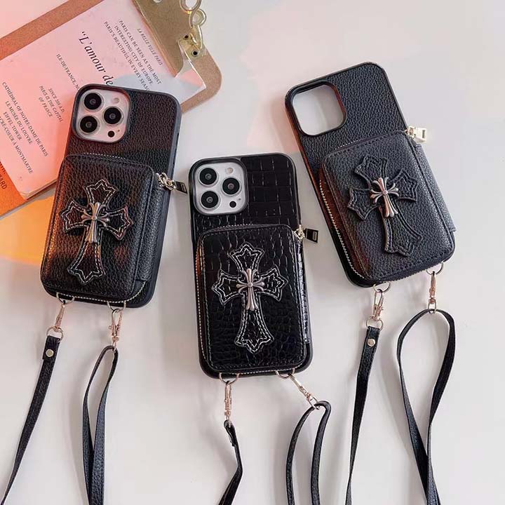 ChromeHearts iPhone 12プロマックススマホケース肩掛け